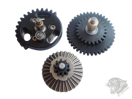 Positive view of 3mm Steel CNC Bearing Gear Set 14:1