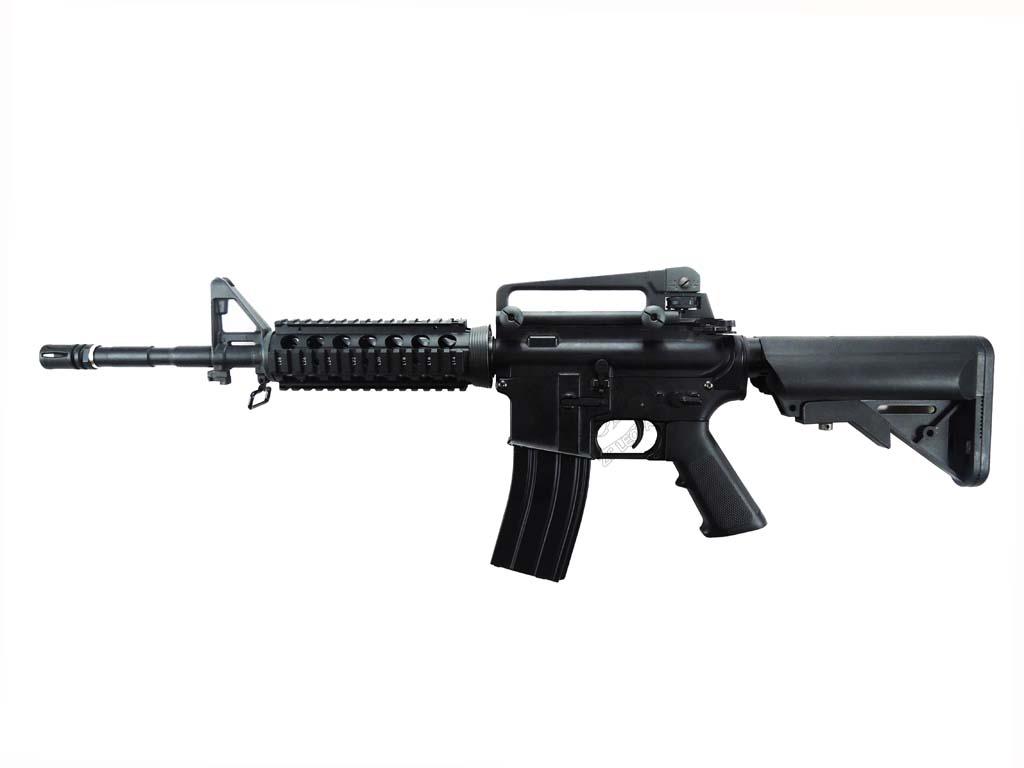 The left view for M4-RIS EBB ELECTRIC AIRSOFT GUN
