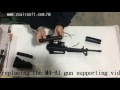 After replacing the M4-A1 gun supporting video, video version upgrade support vi